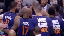 Phoenix Suns Markieff Morris & Archie Goodwin Fight on Bench