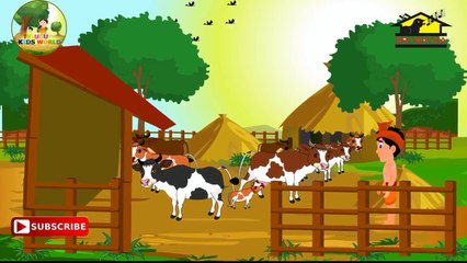 Cow and Tiger Kids Animated Stories in English __ Kids Stories __ Kids Video World