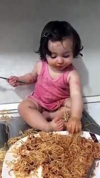 Makarna bu kadar güzel mi yenir?