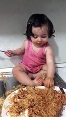 Makarna bu kadar güzel mi yenir?