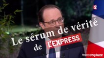 François Hollande passe au sérum de vérité de L'Express