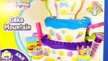 Play Doh Birthday Cake Mountain 2 in 1 Sweet Shoppe Playdough Cake Machine Play-Doh Molds Toys