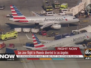 San Jose flight to Phoenix diverted to Los Angeles