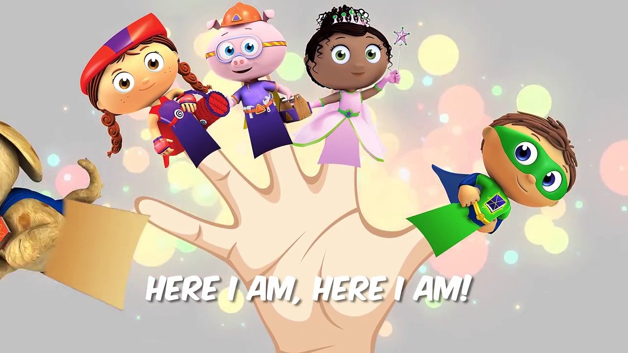 Finger Family Song! Super Why Finger Family Nursery Rhyme with Woofster