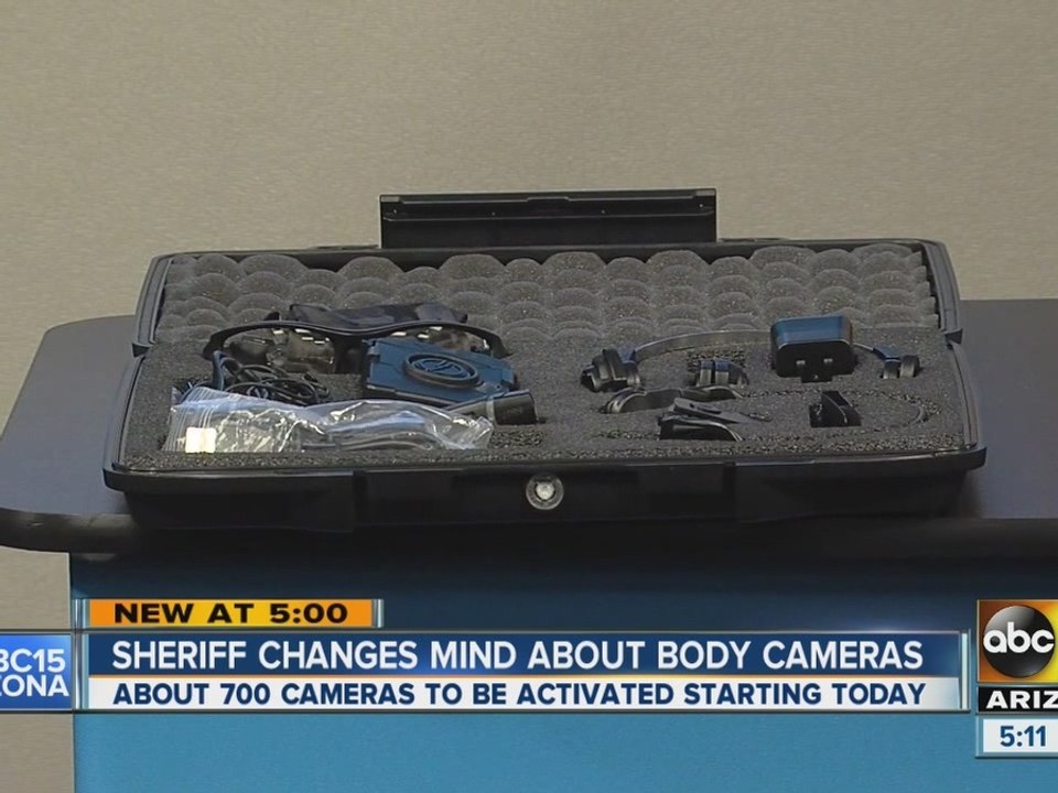 Maricopa County Sheriff Joe Arpaio changes mind about body cameras