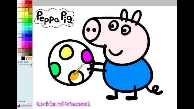 Peppa Pig Paint And Colour Games Online - Peppa Pig Painting Games - Peppa Pig Colouring G