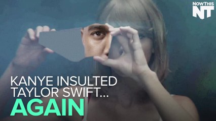 Kanye West Disses Taylor Swift, Again