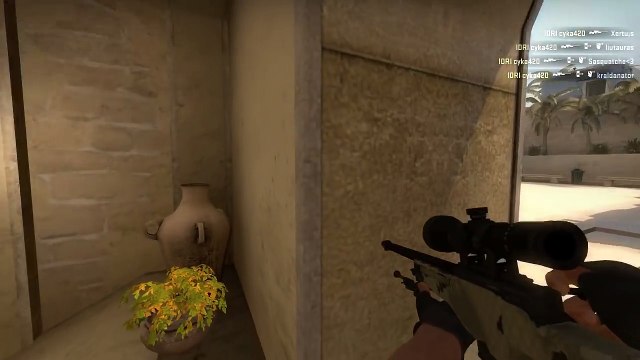 CS GO - 1 BULLET, 4 KILLS!