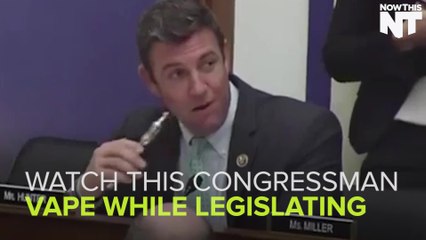 This Chill Congressman Vapes While Legislating