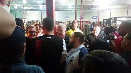 Anderson Silva Almost Gets Into A brawl With Michael Bisping At Open Workout In London