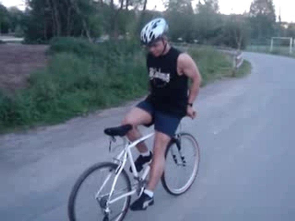 Vélo à l'envers