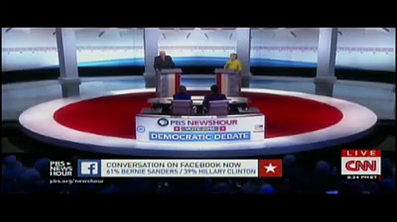 FULL PBS Democratic Debate P4 Hillary Clinton VS Bernie Sanders Feb. 11, 2016 (6th Dem Debate)