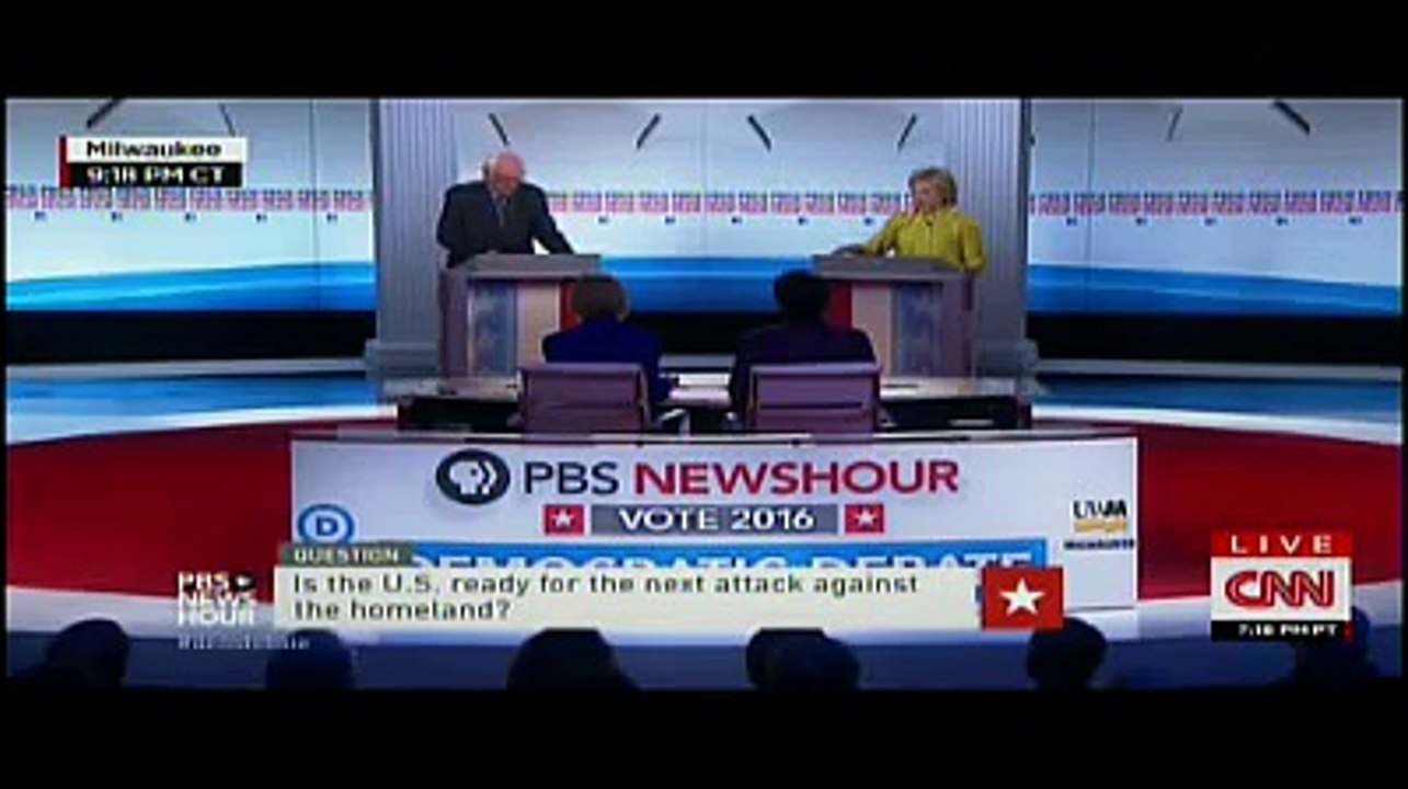 FULL PBS Democratic Debate P7 Hillary Clinton VS Bernie Sanders Feb. 11, 2016 (6th Dem Debate)