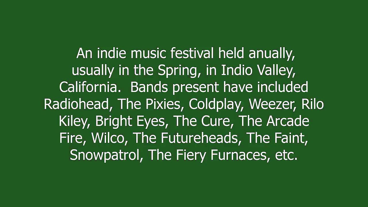 Coachella meaning and pronunciation