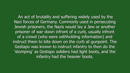 curb stomp meaning and pronunciation