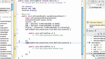 10 - Using setText method for our button