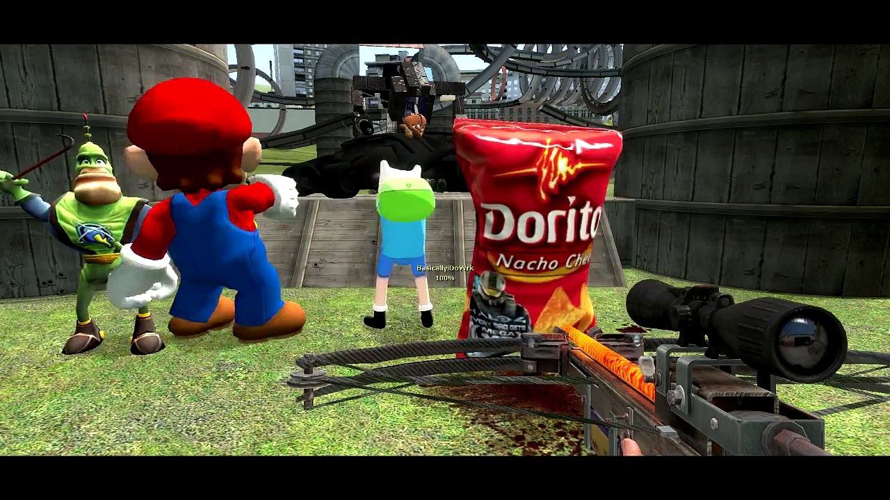 Gmod Sandbox Funny Moments Dinosaurs, Swing of Death, Lui Calibre Clones! (Garrys Mod)