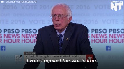 Bernie Sanders & Hillary Clinton Trade Barbs On Iraq War