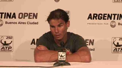 Nadal se sintió mal de la barriga durante el partido con Mónaco en Buenos Aires