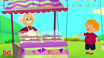 Simple Simon Met A Pieman | Nursery Rhymes for Children | Kids Songs by Derrick and Debbie