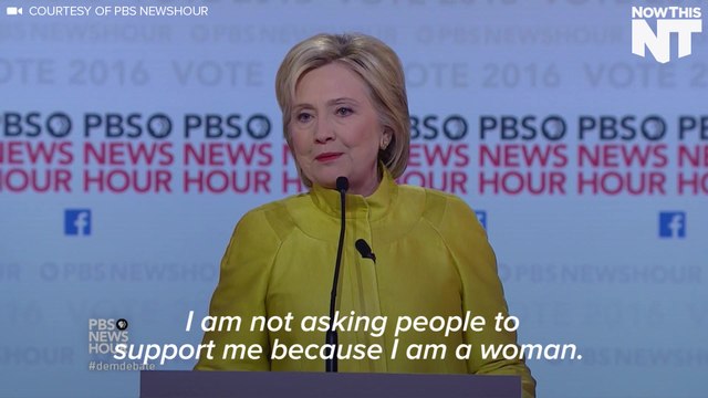 Hillary Clinton: I Am Not Asking You To Vote For Me Because I am A Woman