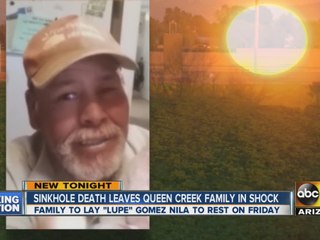 Sinkhole death leaves Queen Creek family in shock