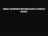 [PDF Download] Judges and Method: New Approaches in Biblical Studies [PDF] Online