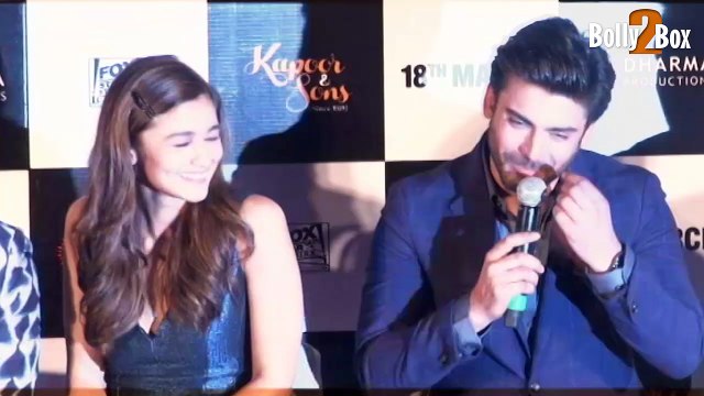 Feels like home in India - Fawad Khan | Kapoor & Sons Trailer Launch Event | Karan Johar Fawad Khan Alia Bhatt Sidharth Malhotra