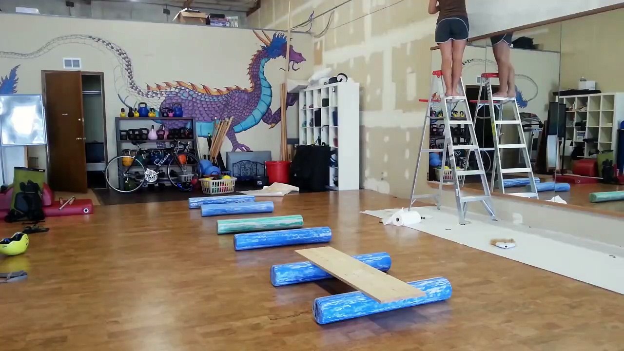 Gymnast Misses Simple Trick