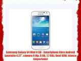 Samsung Galaxy S4 Mini 8 GB - Smartphone libre Android (pantalla 4.27 cámara 8 Mp 8 GB 1.7