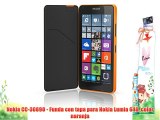 Nokia CC-3089O - Funda con tapa para Nokia Lumia 640 color naranja