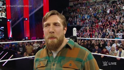 Daniel Bryan bids farewell to the WWE Universe_ Raw, February 8, 2016