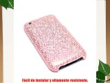 deinPhone AR-110170 - Carcasa para Apple iPhone 3 3GS diseño de brillantes rosa