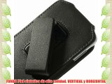 DFV mobile - Funda cinturon con clip giratorio 360º piel sintetica premium para =