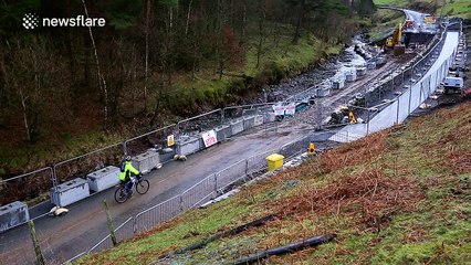 New Lake District bypass close to opening after storms destroyed original road