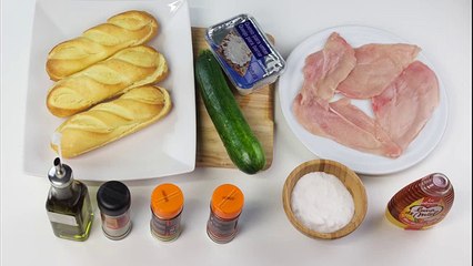 Как приготовить сэндвич с курицей и кабачком