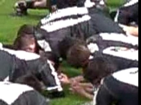 lou rugby-échauffement tournoi pentecote