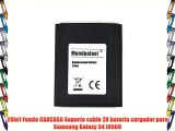 20in1 Funda CARCASA Soporte cable 2X batería cargador para Samsung Galaxy S4 i9500