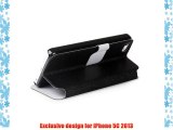 Mulbess Apple iPhone 5C DearStyles Flip Slim Case funda de cuero para el iPhone 5C Función