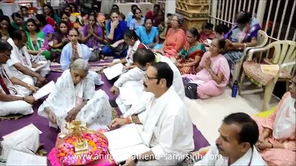 Aniruddha Bapu - Shree Rudrabhishek seva at Shree Aniruddha Gurukeshetram - 08 February 2016