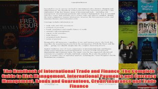 Download PDF  The Handbook of International Trade and Finance The Complete Guide to Risk Management FULL FREE
