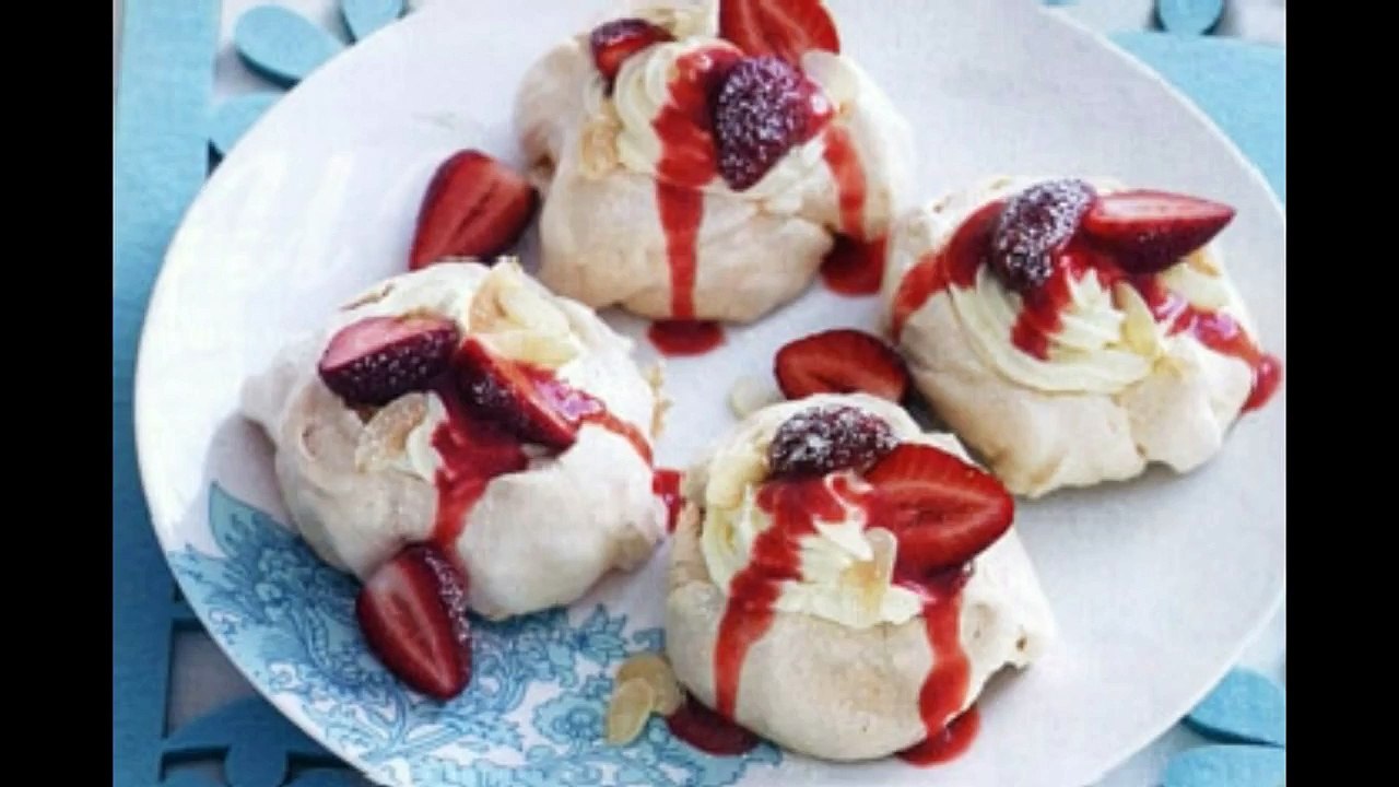 Как приготовить безе с клубникой