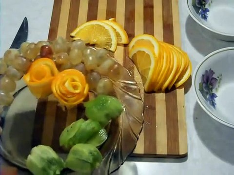 Как сделать украшение из апельсина