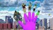 Finger Family Rhymes Hulk Vs Spiderman | Godzilla Dinosaurs Superman Cartoons Nursery Rhymes