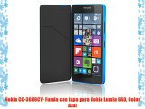 Nokia CC-3089CY- Funda con tapa para Nokia Lumia 640 Color Azul