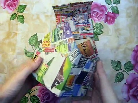 DIY Домик своими руками. Папье-маше. Мастер-класс - Papier mache Camping - Paper crafts