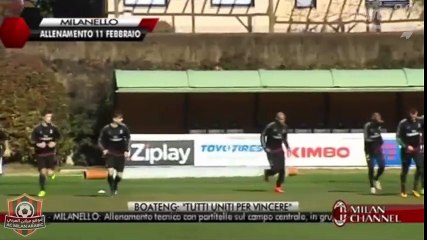 Milan training session 11.02.2016