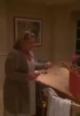 Funny Guy throws eggs at his Mom still unsuspecting it