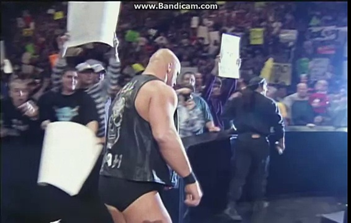 -Stone Cold- Steve Austin vs. The Rock - WWF Championship (Raw 1998)