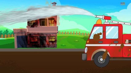 KZKCARTOON TV-Firetruck Car Wash - Car Wash